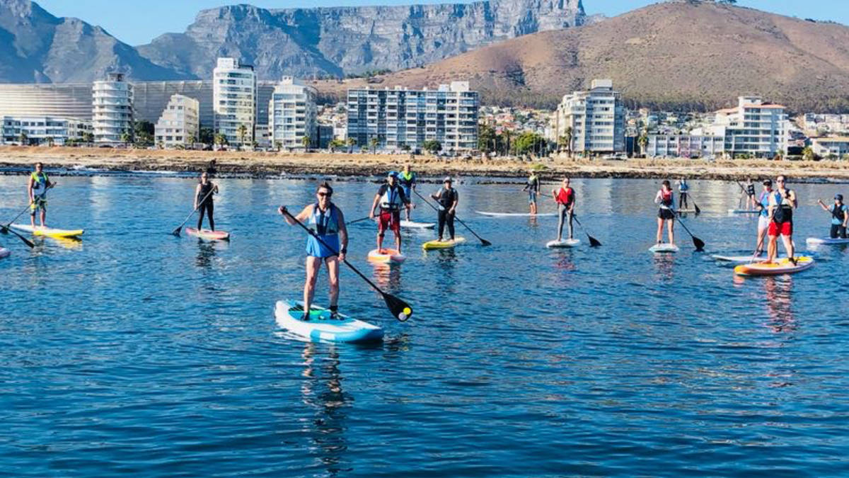 Stand Up Paddle Boarding in Waterfront, Kaapstad (30 minuten)