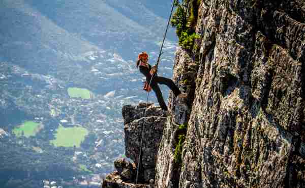 Abseil Table Mountain In Cape Town